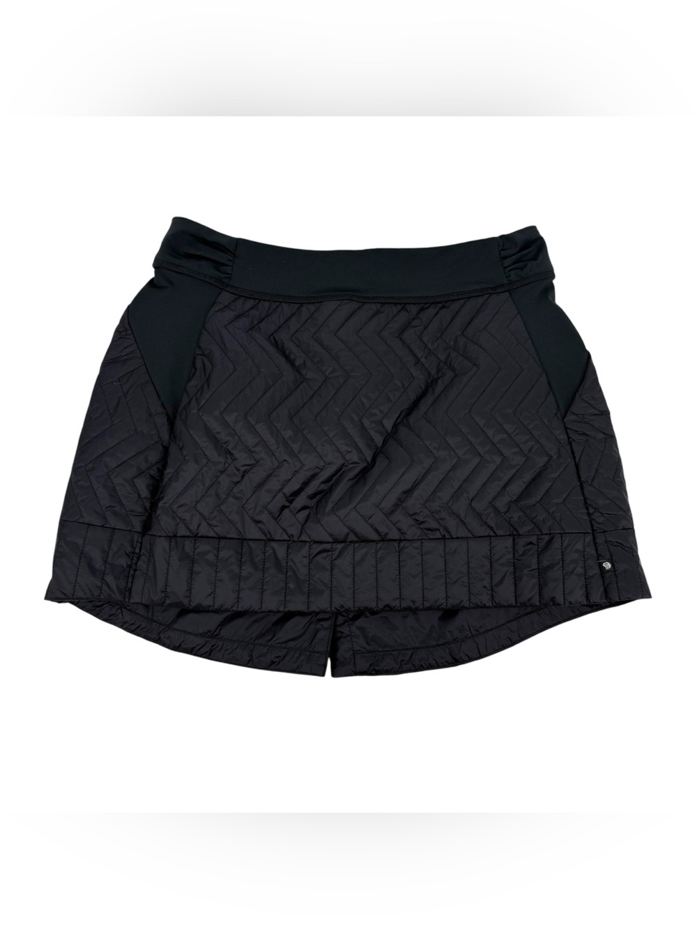 Mountain Hardwear Quilted Puffer Skirt Womens Size Large Black Apres Ski